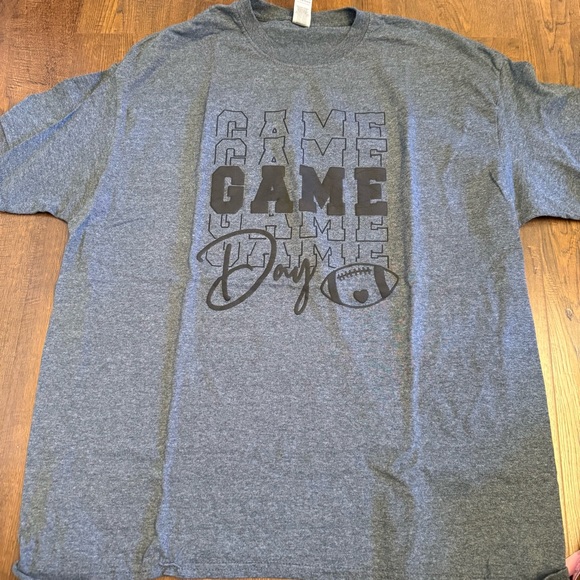 Gildan Tops - Football Game Day Graphic TShirt